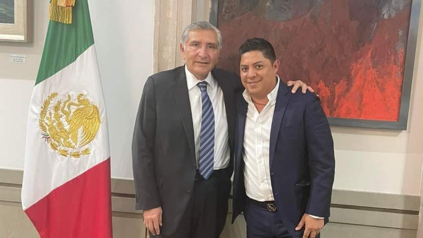 Adán Augusto López recibe Ricardo Gallardo, gobernador de SLP