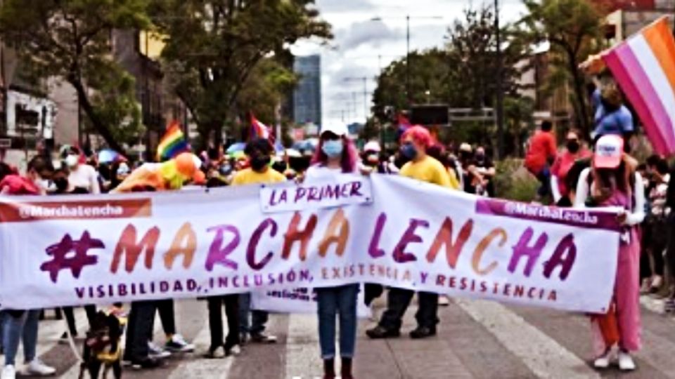 Segunda edición de la Marcha Lencha en CDMX. FOTO IG: Marchalencha