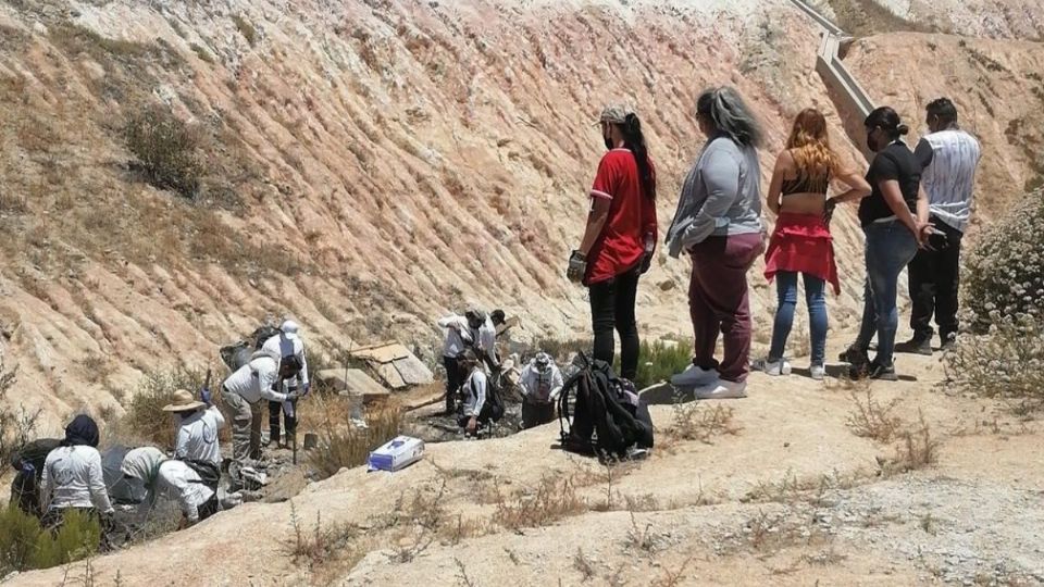 El líder del colectivo señaló que es la fosa más grande que han descubierto este año