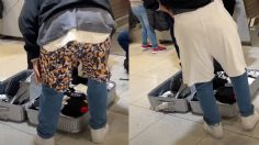 Modo ahorro: Hombre se pone toda su ropa encima para no pagar exceso de equipaje en aeropuerto | VIDEO