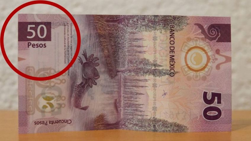 Ofrecen hasta 30 MIL pesos por este billete de 50 pesos con el ajolote, te enseñamos cómo ofertarlo: FOTO