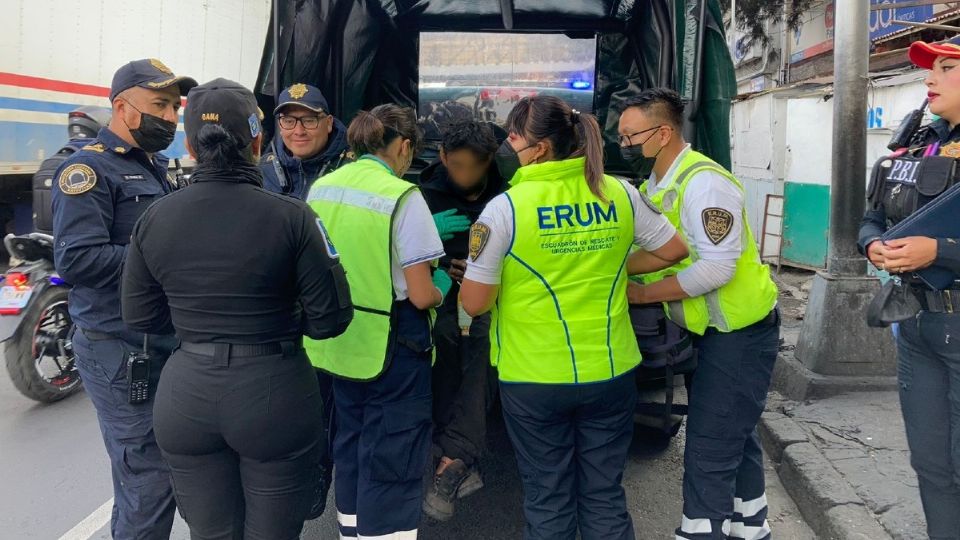 Los hechos ocurrieron cuando los policías de la SSC que realizan acciones de seguridad en la zona