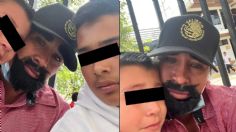 Madre se pone barba y camisa para celebrar el Día del Padre en la escuela de sus hijos