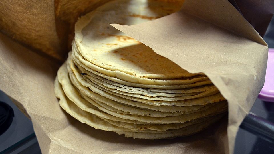 Imagen ilustrativa de tortillas de mapiz blanco.