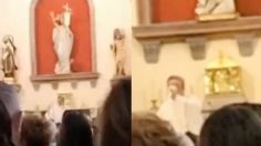 Un sacerdote fue captado oficiando misa en completo estado de ebriedad: ya renunció | VIDEO