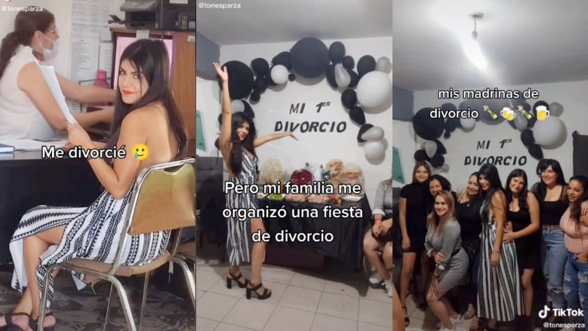 Joven se divorcia y su familia arma "pachangón bien loco" hasta el amanecer; VIDEO se viraliza en TikTok