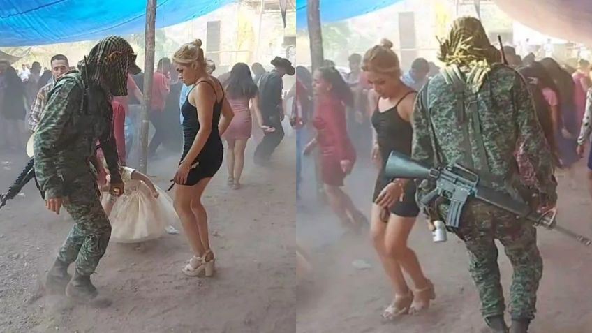 Guerrero: Captan a hombres armados y camuflados bailando en una boda en Coyuca | VIDEO