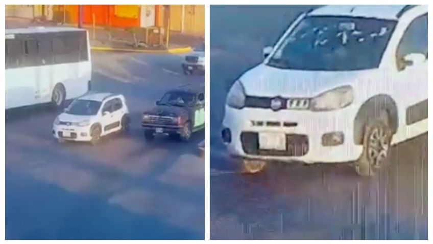 Desde su motocicleta, sicario dispara 16 veces contra pareja que esperaba en su auto en Torreón | VIDEO