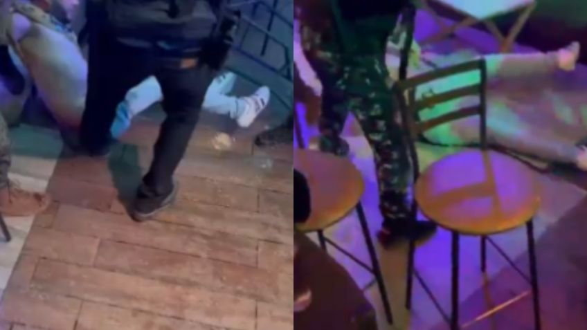 Zacatecas: El momento exacto en que un grupo armado secuestra a un hombre en bar de Jerez | VIDEO