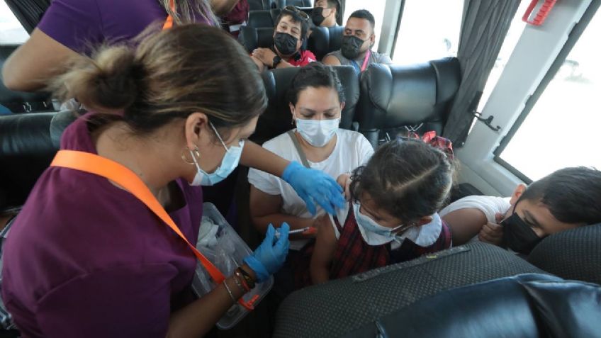 Bebés y niños de Tamaulipas reciben vacuna contra la Covid-19