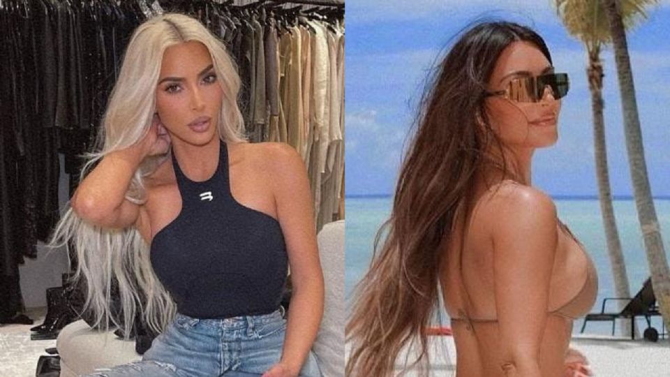 Kim Kardashian llegó a demostrar que para lucir perfecta este verano hay que usar bikinis metálicos.