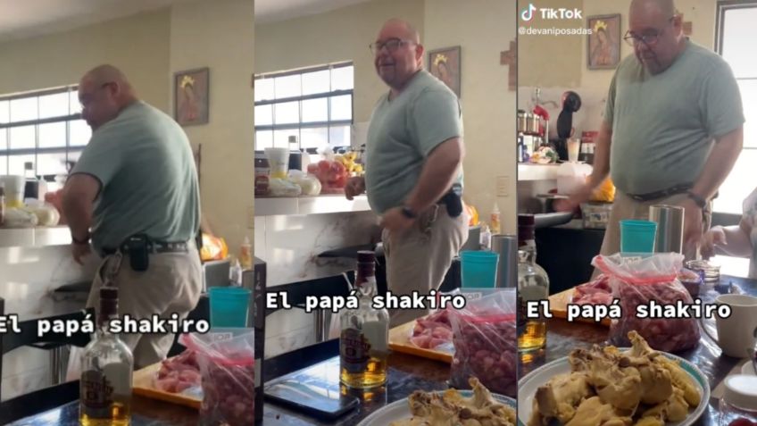 Hombre baila "Te Felicito" en TikTok y rompe las redes, lo apodan "Papá Shakiro": VIDEO viral