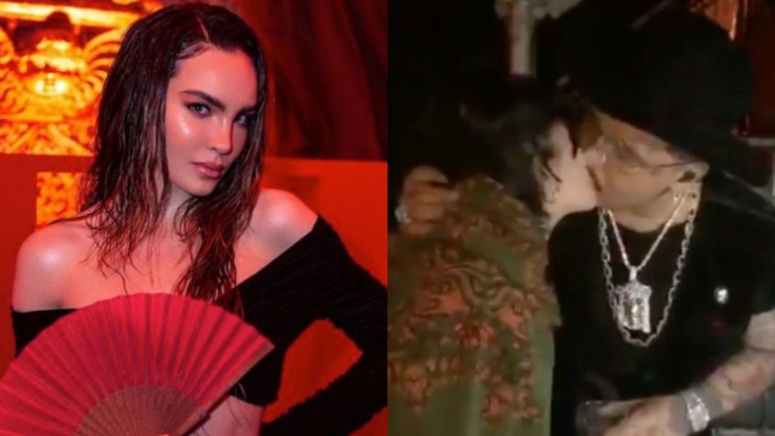 Mientras Nodal se besa con Cazzu, Belinda presume su exito en Time Esquare, "Triunfando como siempre"