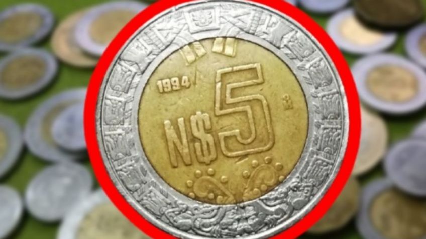 Un MILLÓN de pesos a quien tenga esta moneda de 5 pesos del Bicentenario de la Independencia