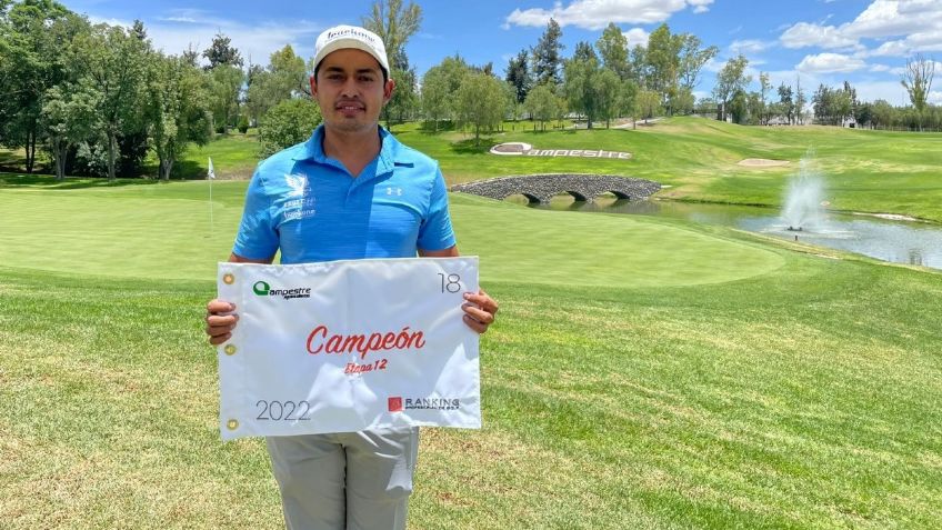 Mario Luján se impone en el Campestre de Aguascalientes del Ranking Profesional de Golf