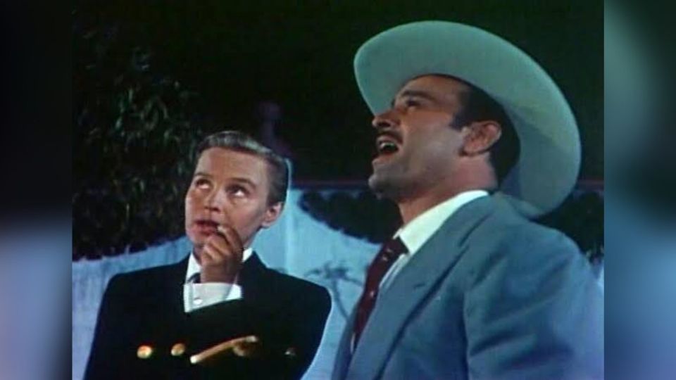 'Pablo y Carolina' fue la cinta en la que esta belle actriz compartió créditos con Pedro Infante.