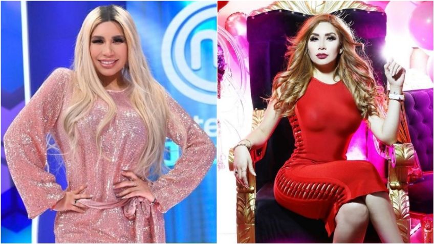 "La Bebeshita" se luce en ajustado vestido de terciopelo rojo; así deslumbró en TikTok | VIDEO