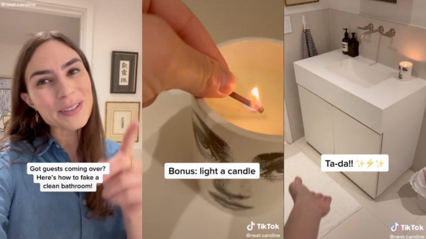 TikToker revela cómo fingir que tu baño está limpio en cuestión de minutos: VIDEO se vuelve viral