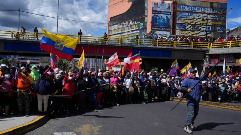 Ecuador está envuelta en una serie de protestas desde hace 12 día