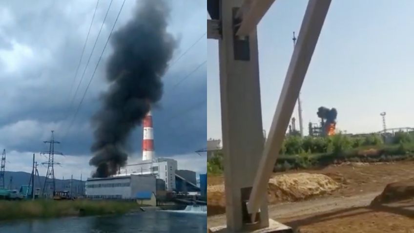 El impactante video del incendio en una central hidroeléctrica de Rusia que dejó sin luz a una ciudad