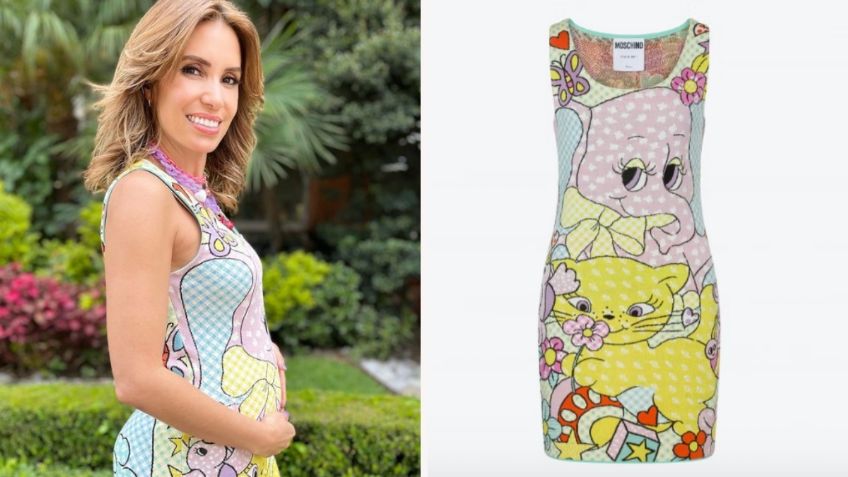 Qué marca es y cuánto cuesta el tierno vestido con el que Andrea Escalona anunció su embarazo