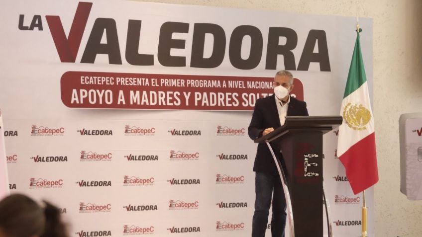 Fernando Vilchis presenta "La Valedora", un apoyo económico a madres y padres solteros de Ecatepec