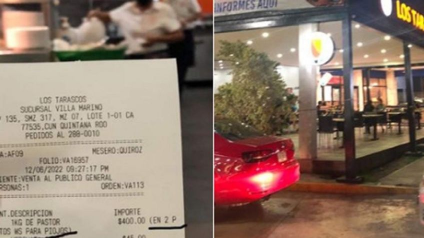 Mesero discrimina a clientes en restaurante de Cancún y los llama piojos