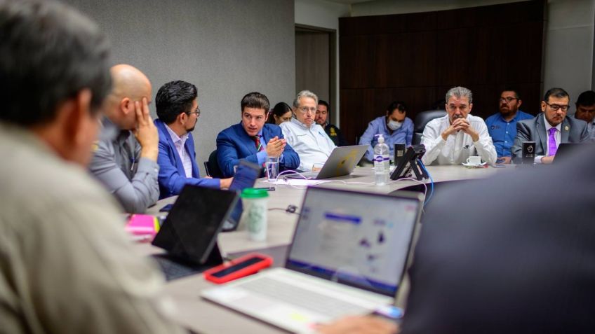 Samuel García participa en las mesas de control y monitoreo de agua