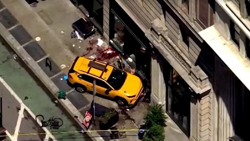 Turista mexicana pierde una pierna tras ser atropellada por un taxi en Nueva York; ese día regresaría al país