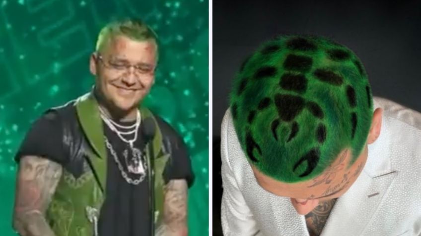 "¡Sapito!" Nodal estrena look con cabello verde y recuerda a la famosa canción de Belinda