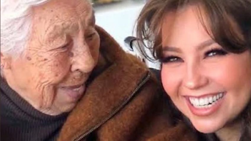 Muere doña Eva Mange, la abuelita de Thalía a los 104 años de edad: 'ya voló mi amada'