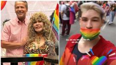 Alfredo Adame asiste a la Marcha del Orgullo LGBT+ para apoyar a su hijo: FOTOS