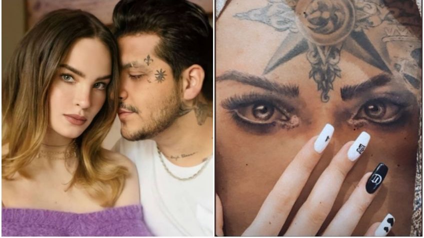 Belinda se borra para siempre el tatuaje de Christian Nodal; así se ve ahora