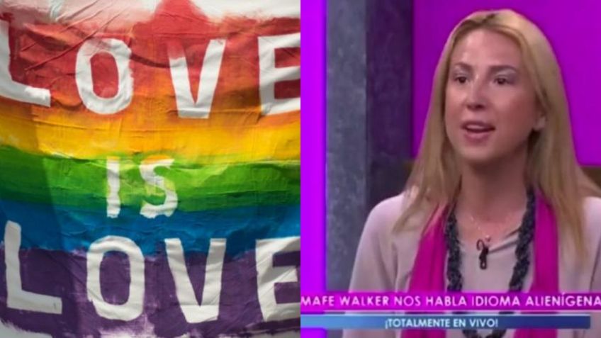 Mafe Walker habla alienígena en la marcha LGBTTTI+ | VIDEO