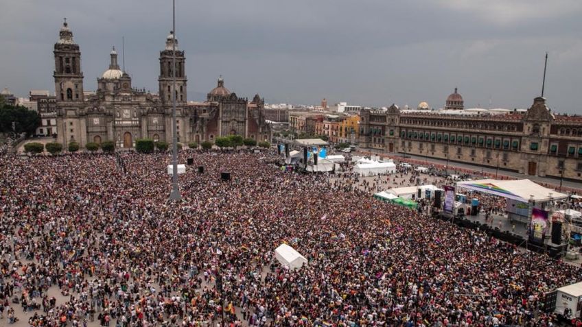 Marcha del Orgullo LGBT+ registra 250 mil asistentes, una persona lesionada y otra detenida