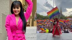 Maribel Guardia paralizó el Pride con body plateado de escote profundo | FOTO