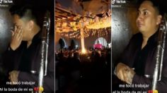 Músico toca en la boda de su ex y rompe el llanto al enterarse | VIDEO