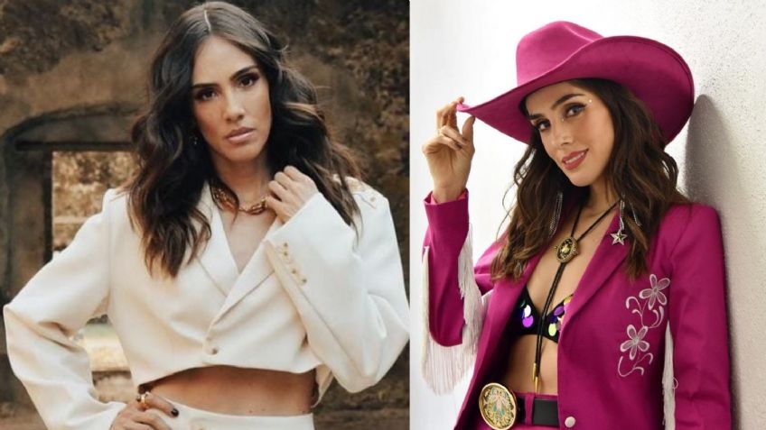 Sandra Echeverría sube la temperatura en vestido de cuero rosa estilo Barbie | FOTO