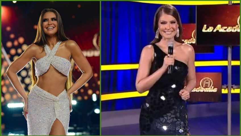 Entre espejos, Vanessa Claudio derrocha elegancia con ajustado vestido azul | FOTO