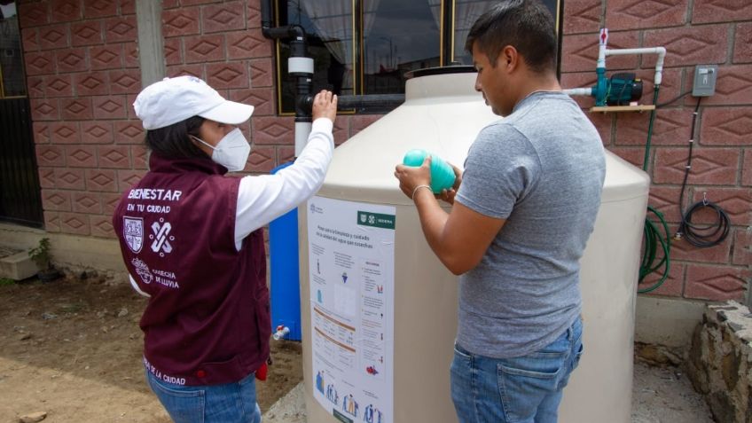 Impulsan captación de agua pluvial en la CDMX con el programa Cosecha de Lluvia