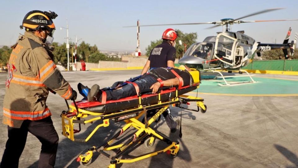 Victoria Arriaga Ramírez, titular de Protección Civil y Bomberos de Ecatepec, detalló que la necesidad de contar una aeronave enfocada a la atención de emergencias radica en las características geográficas de las diversas zonas.