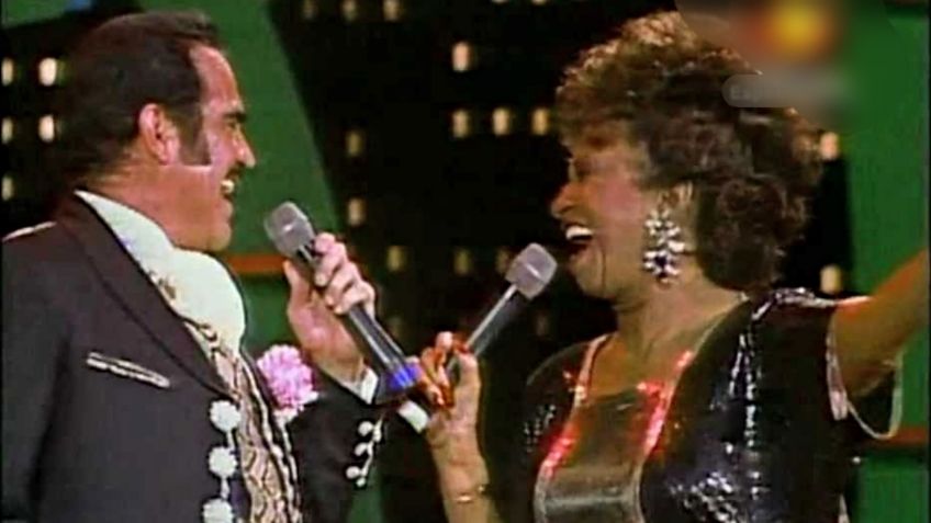 La icónica vez que Vicente Fernández y Celia Cruz cantaron juntos: VIDEO