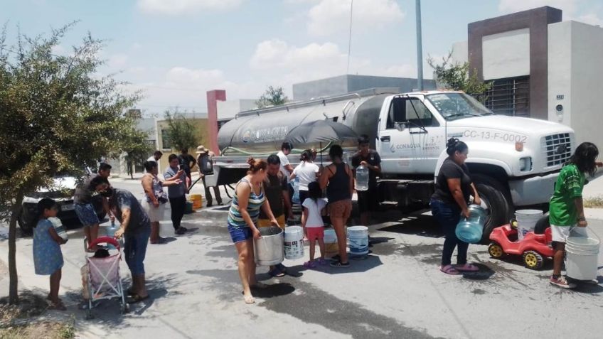 Conagua lleva pipas de agua a 9 entidades para atender la sequía