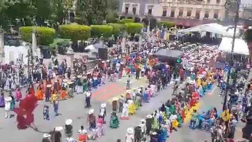 ¡Le sacaron brillo a la pisa¡ Michoacanos logran Récord Guinness por baile masivo de “Juan Colorado"