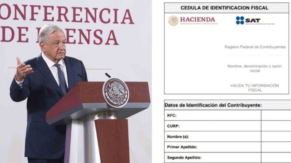 AMLO quitaría el trámite de la constancia especial del SAT.