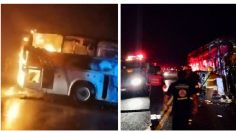 Incendian vehículos sobre carretera Chilpancingo - Tixtla en otra jornada violenta en Guerrero