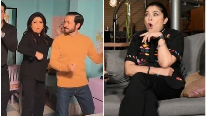 Victoria Ruffo baila reguetón con sus "hijos" y conquista TikTok | VIDEO