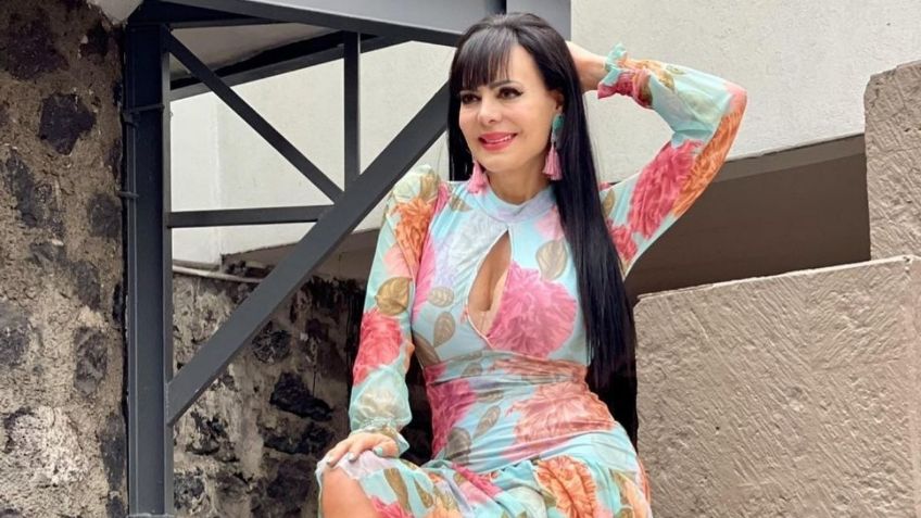 Tierna y coqueta, así luce Maribel Guardia con este vestido en colores pastel | FOTO