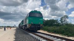 Alistan locomotora para instalar rieles del Tramo 2 del Tren Maya en Campeche