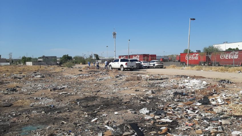 Hallan cadáver en llamas en Hermosillo; Fiscalía investiga quién era